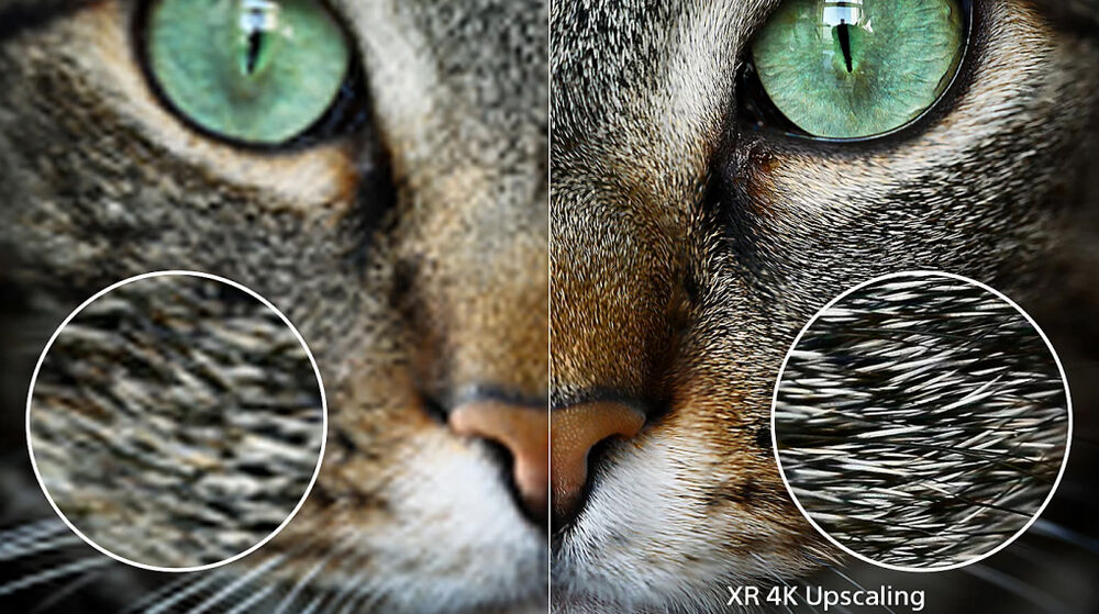 công nghệ hình ảnh - google tivi sony 4k 55 inch xr-55x90l