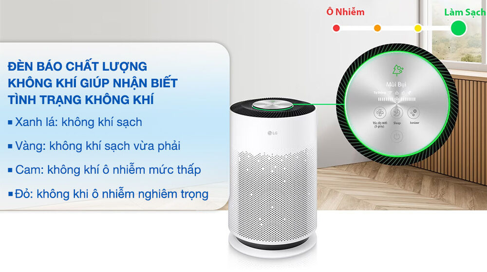đèn báo chất lượng không khí