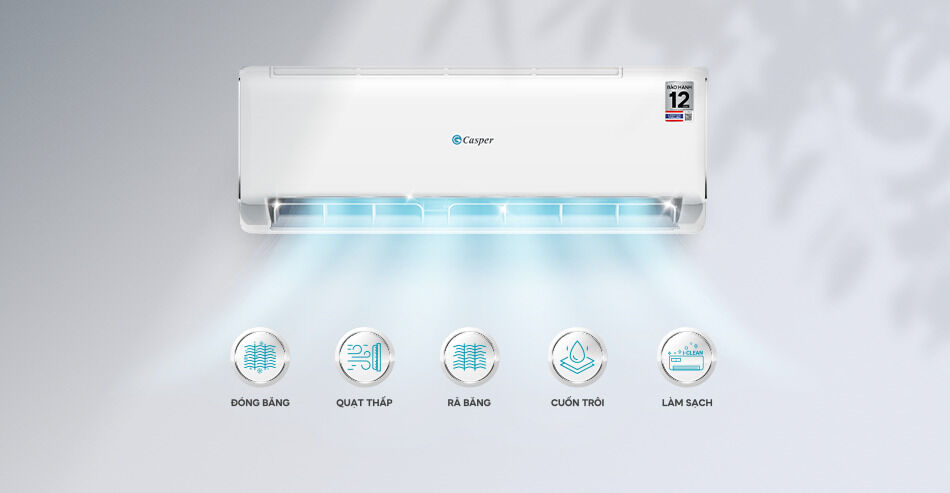 điều hòa casper 1 chiều inverter 9000btu jc-09iu36