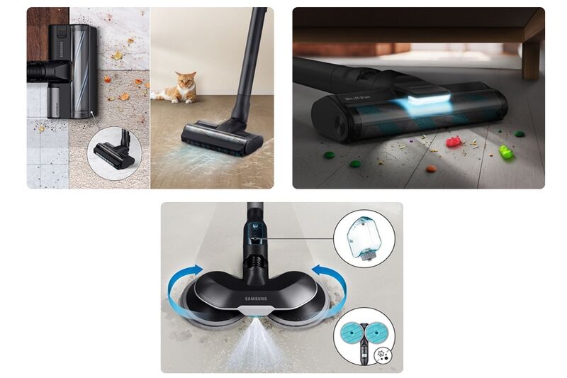 máy hút bụi không dây samsung bespoke jet+ vs20b95993b/sv (hình 5)