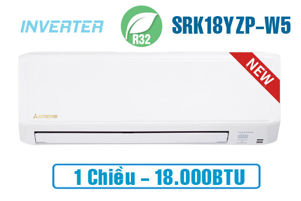 điều hòa mitsubishi heavy srk18yzp-w5 18000btu inverter 1 chiều