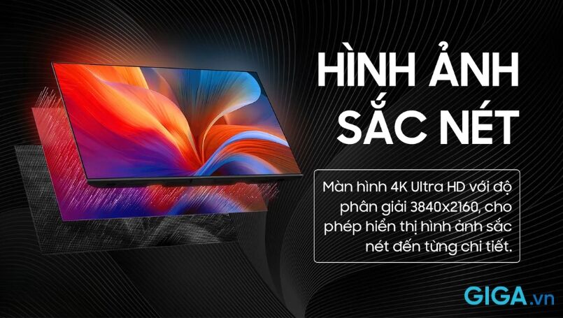 xiaomi a pro qled 4k l55mb-apsea có hình ảnh sắc nét