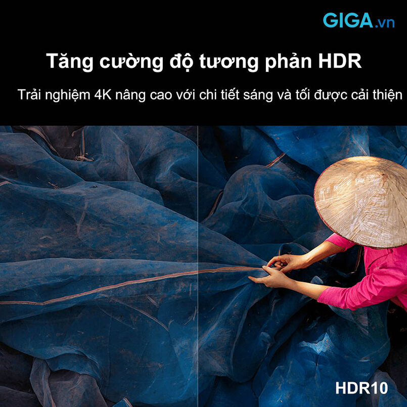 tivi xiaomi a 43 inch 2026 được nâng cấp bởi công nghệ hdr enhance, giúp tăng cường độ tương phản và màu sắc.