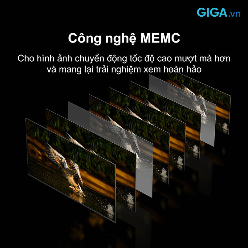 công nghệ memc (bù trừ chuyển động) trên tivi xiaomi a 43 inch 2026 đảm bảo mọi cảnh quay đều diễn ra mượt mà.