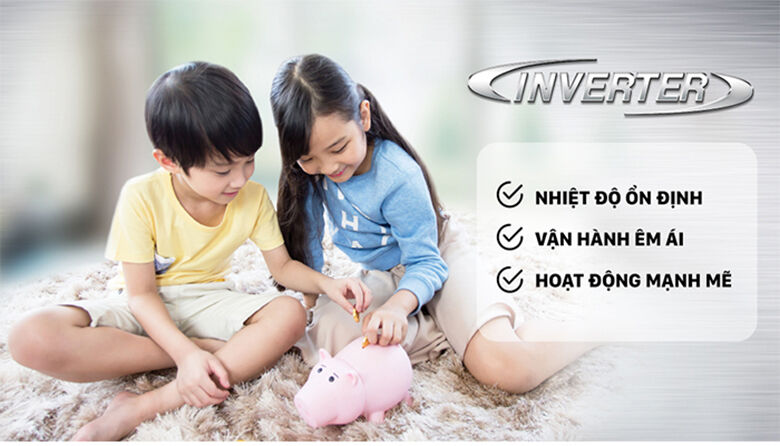 điều hòa funiki 2 chiều inverter 9000 btu hih09tmu - công nghệ inverter tiết kiệm điện