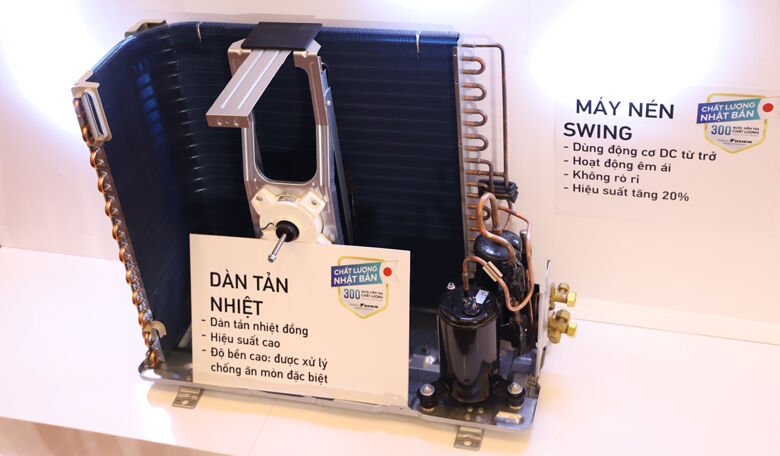 điều hòa daikin dàn đồng cánh tản nhiệt xử lý chống ăn mòn