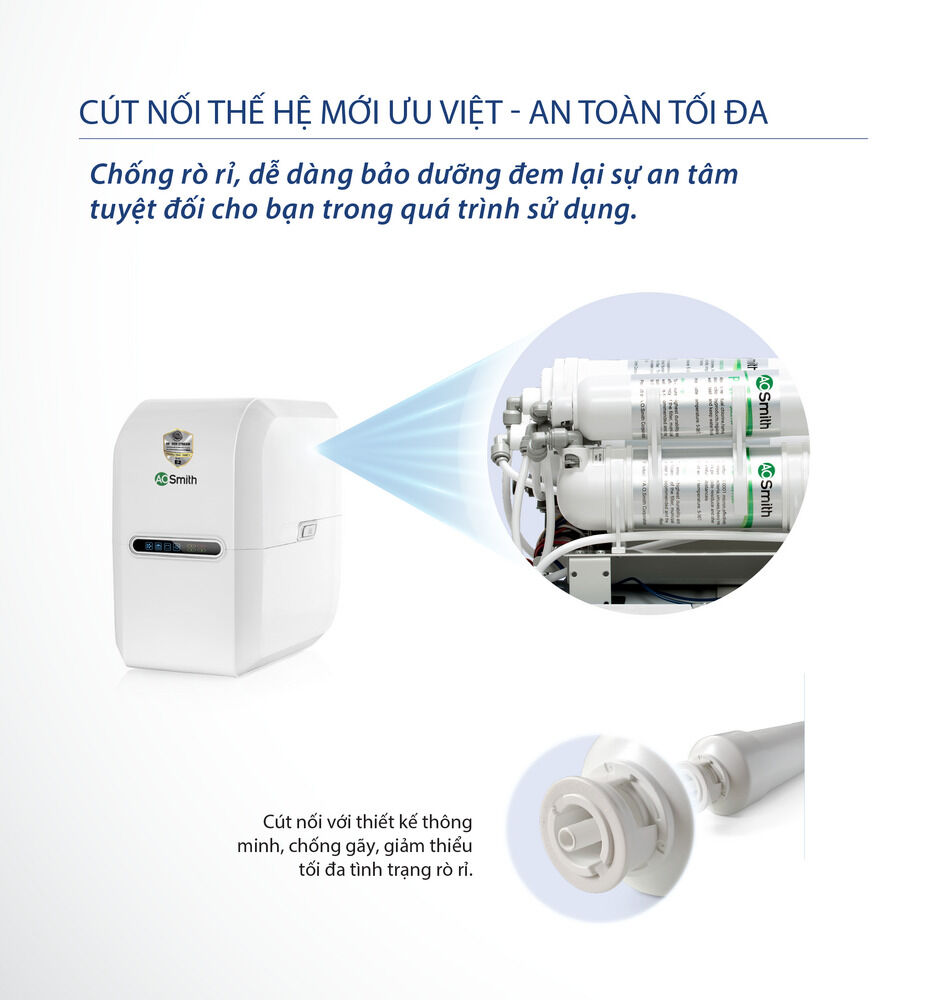 máy lọc nước a. o. smith e2