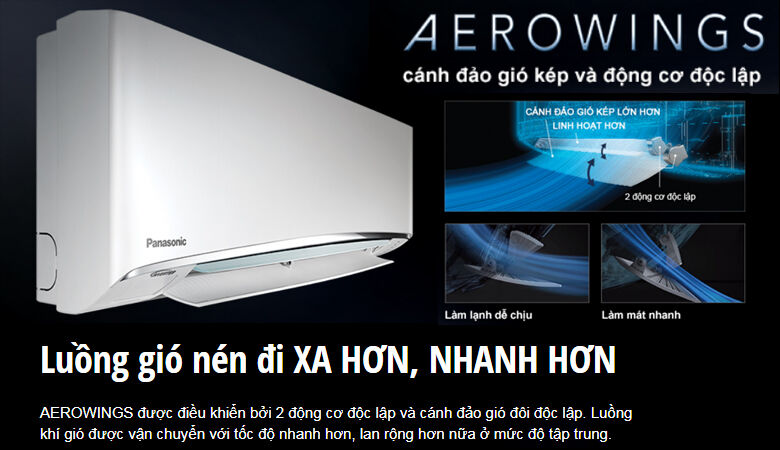 điều hòa panasonic 1 chiều 12.000btu inverter ru12akh-8