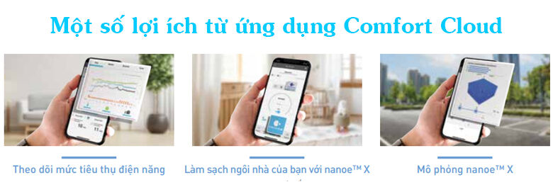 lợi ích từ ứng dụng panasonic comfort cloud