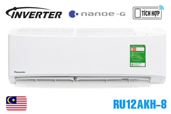 panasonic ru12akh-8, điều hòa panasonic 1 chiều 12.000btu inverter