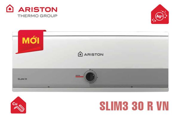 ariston sl3 30r, bình nóng lạnh ariston 30l ngang