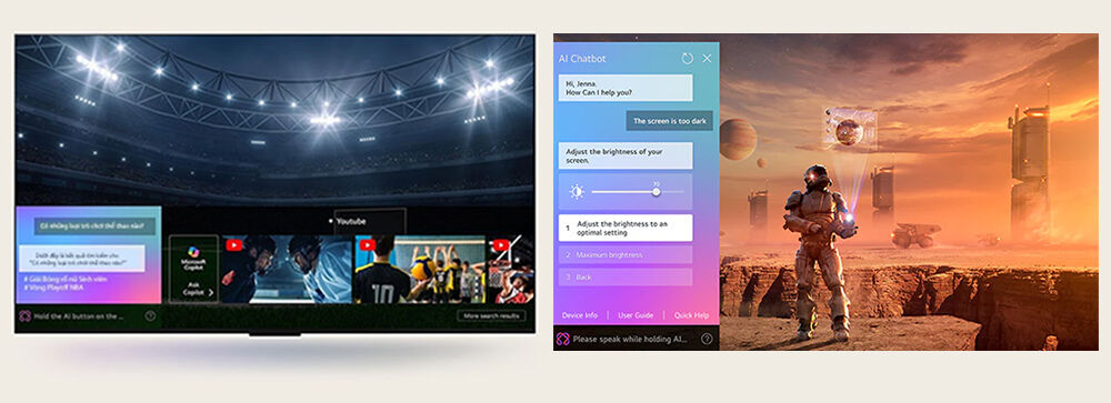 trợ lý ai tivi lg ai 4k 43 inch 43ua7350psb