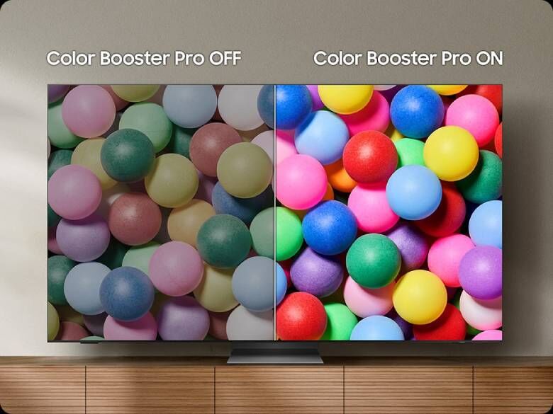 smart tivi samsung qled vision ai 4k 55 inch qa55q7fa - công nghệ color booster pro