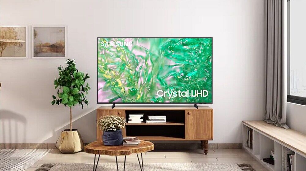smart tivi samsung 4k 50 inch ua50du8000 - tổng quan thiết kế