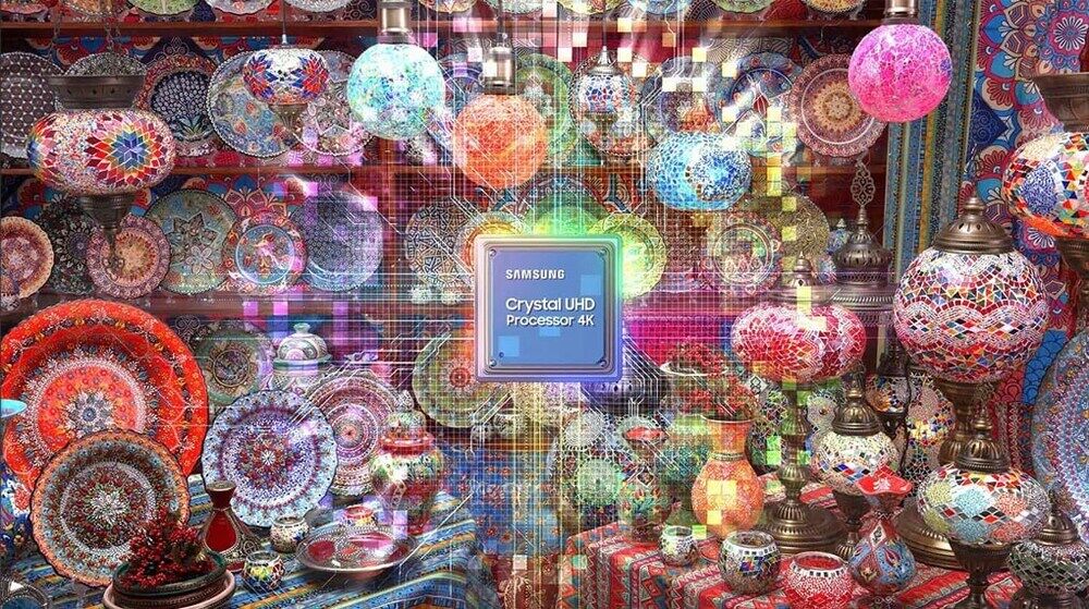 smart tivi samsung 4k 50 inch ua50du8000 - công nghệ hình ảnh