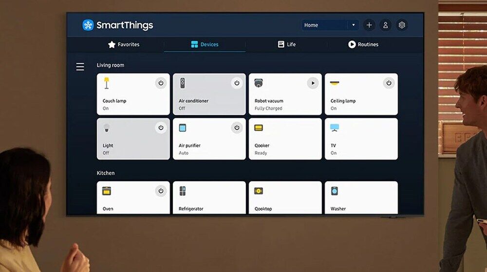 smart tivi samsung 4k 50 inch ua50du8000 - tiện ích