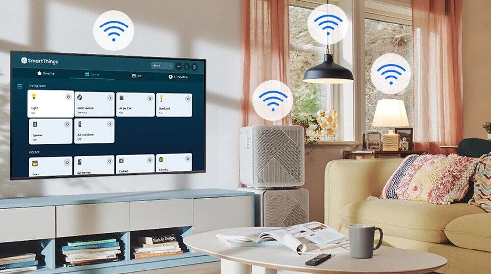 smart tivi qled samsung 4k 75 inch qa75q65d - tiện ích