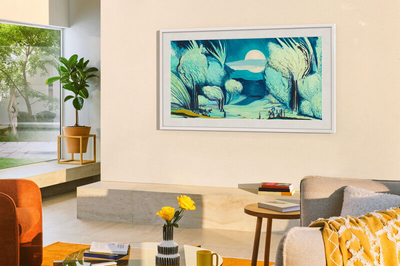 qled tivi khung tranh samsung 4k 65 inch 65ls03f lifestyle tv