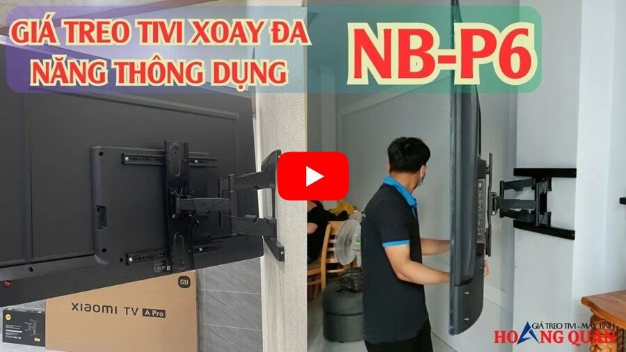 giá treo tivi nb-p66 45 – 75 inch – xoay góc đa năng nhập khẩu