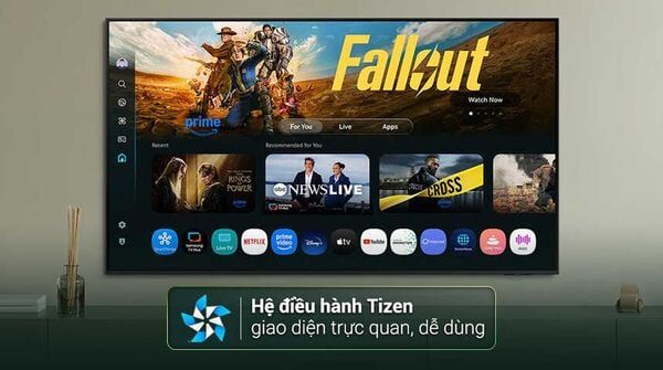 smart tivi qled samsung ai 4k 55 inch qa55q8f5 mẫu mới