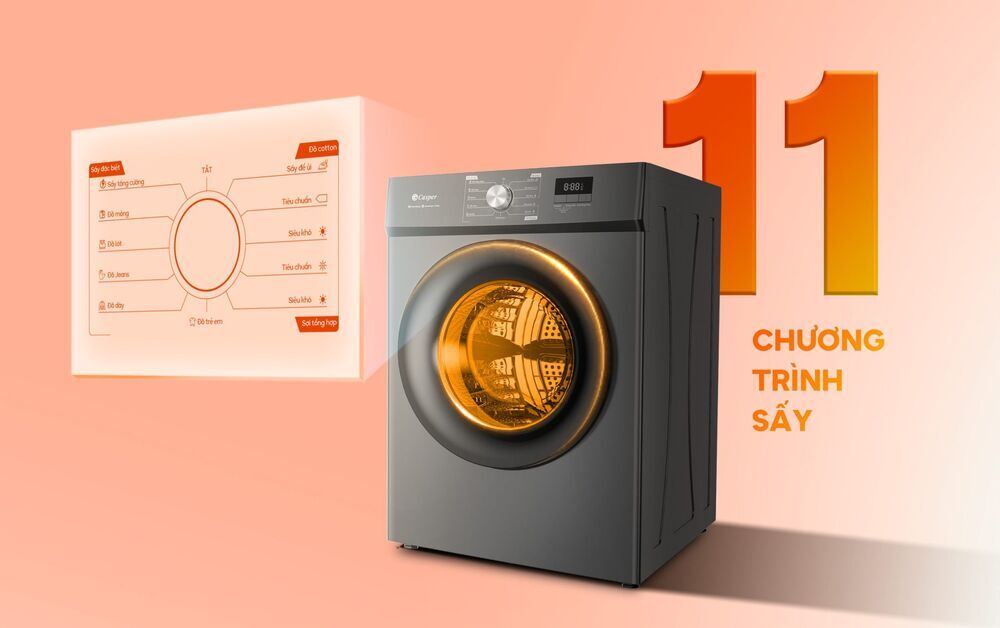 máy sấy thông hơi 8kg td-ee8vg1
