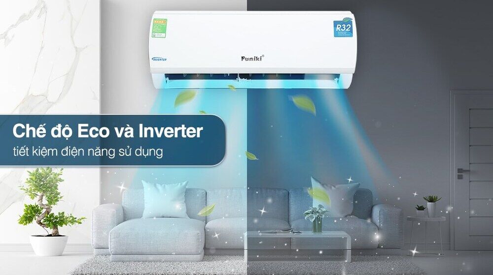 máy lạnh funiki inverter 1 hp hic09tmu.st3 - công nghệ tiết kiệm điện