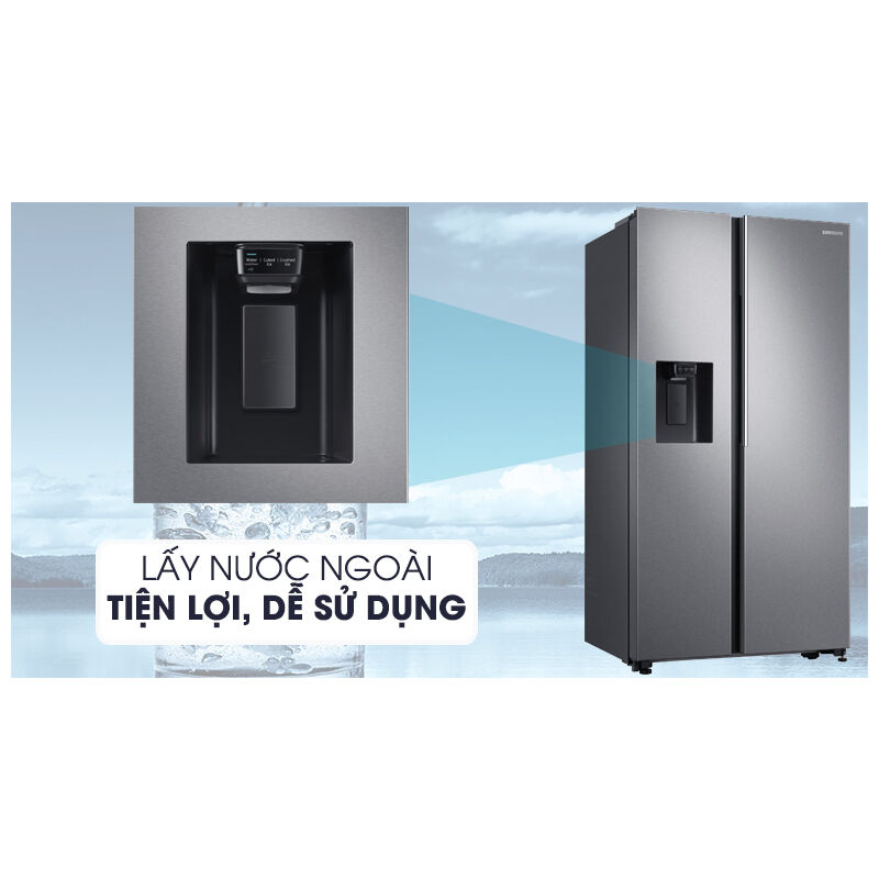 Tủ lạnh Samsung Inverter 617 lít RS64R5101SL