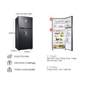 Tủ lạnh Samsung Inverter 502 lít RT50K6631BS