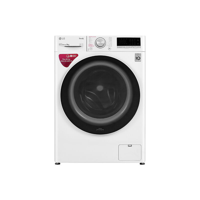 Máy giặt lồng ngang thông minh LG AI 9kg FV1409S4W