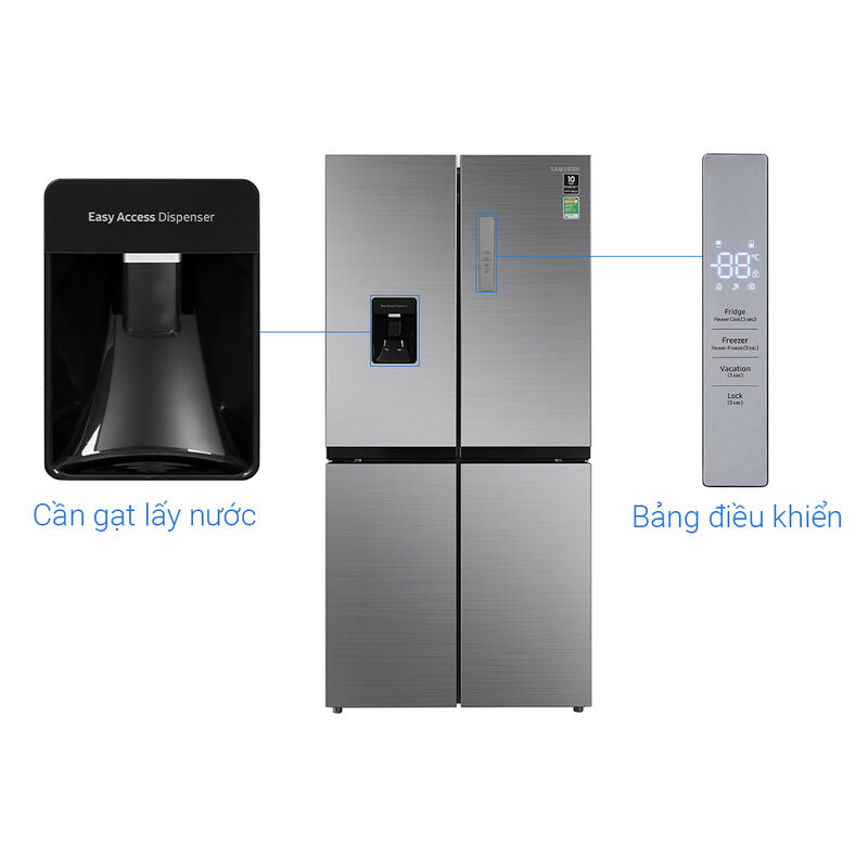 Tủ lạnh Samsung Inverter 488 lít RF48A4010M9/SV