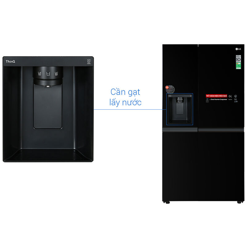 Tủ lạnh LG Inverter 635 Lít GR-D257WB