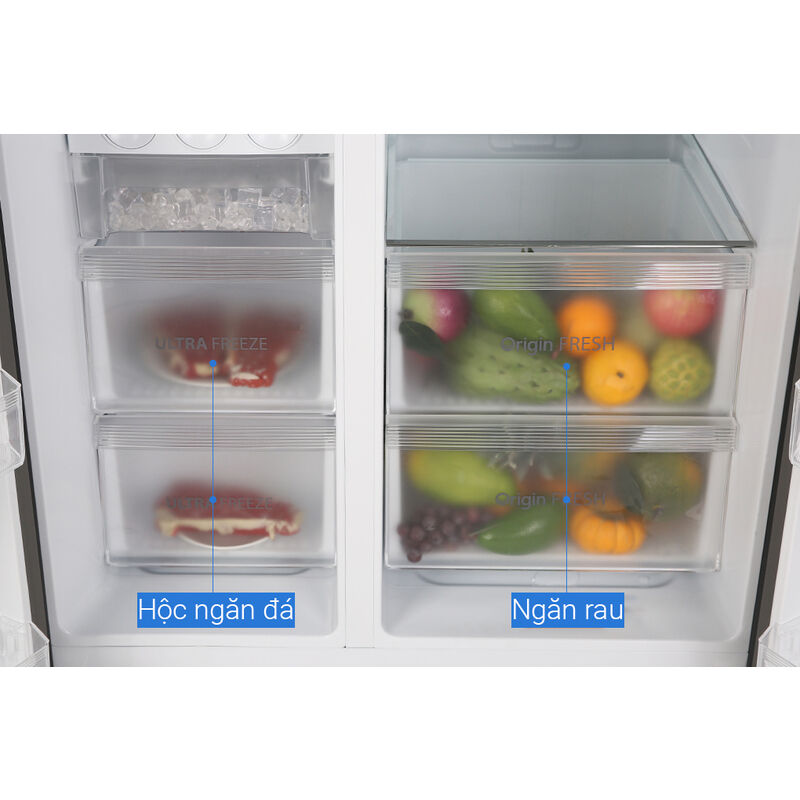 Tủ lạnh Toshiba Inverter 513 lít GR-RS682WE-PMV(06)-MG