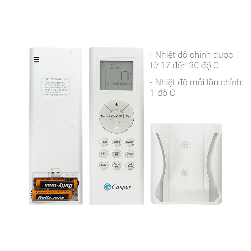 Máy lạnh Casper 1.5 HP KC-12FC32