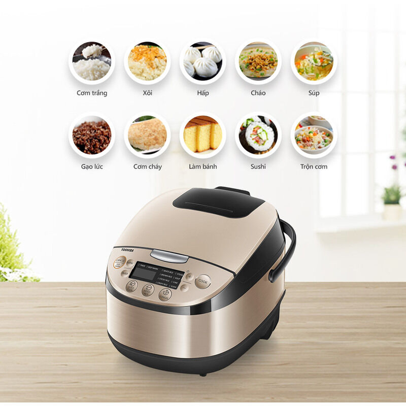 NỒI CƠM ĐIỆN TỬ TOSHIBA RC-18DR3PV(G)