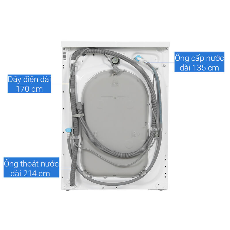 Máy giặt sấy Electrolux Inverter 9 kg EWW9024P5WB