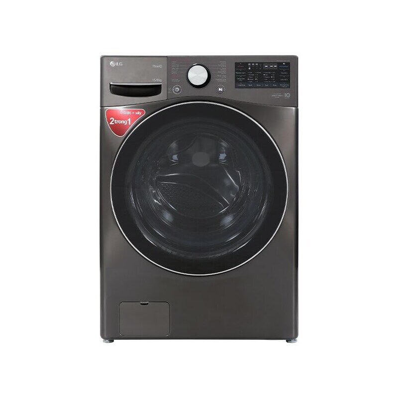 Máy giặt sấy LG AI DD Inverter giặt 15 kg - sấy 8 kg F2515RTGB