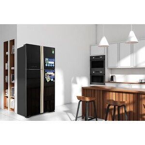 Tủ lạnh Hitachi Inverter 509 lít Multi Door R-FW650PGV8 GBK