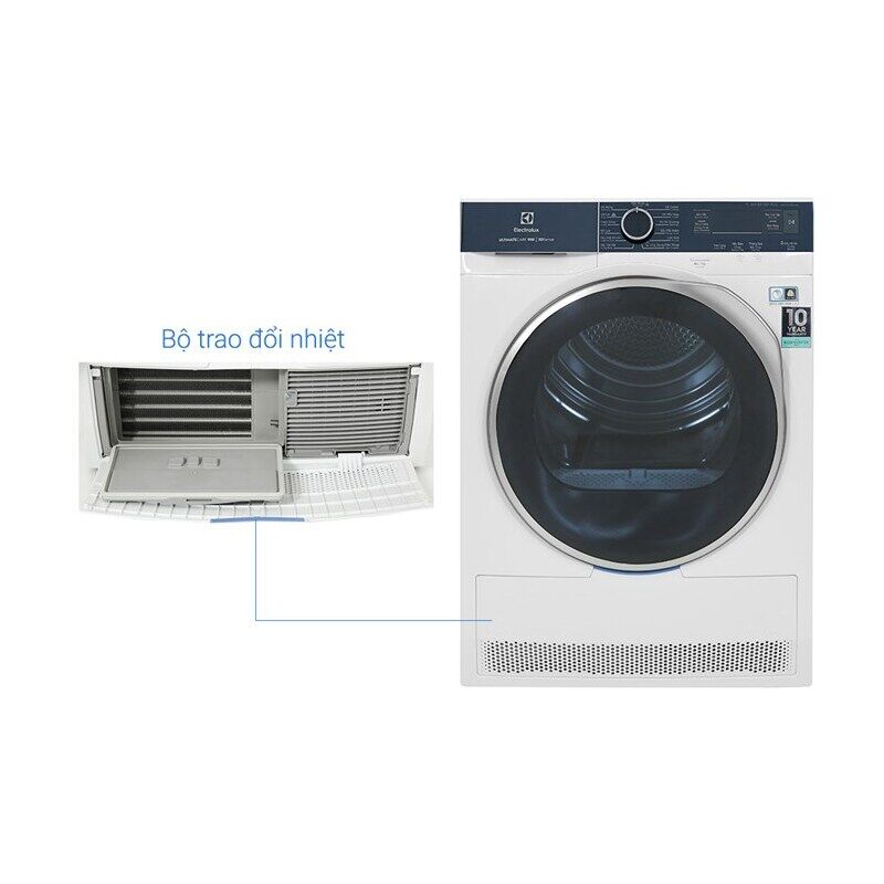 Máy sấy bơm nhiệt Electrolux UltimateCare 9 kg EDH903R9WB