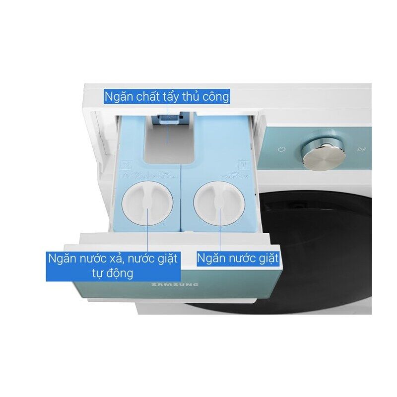 Máy giặt sấy Samsung Bespoke AI Inverter giặt 14 kg - sấy 8 kg WD14BB944DGMSV