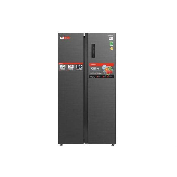 Tủ lạnh Toshiba Inverter 555 lít Side By Side GR-RS696WI-PMV(60)-AG