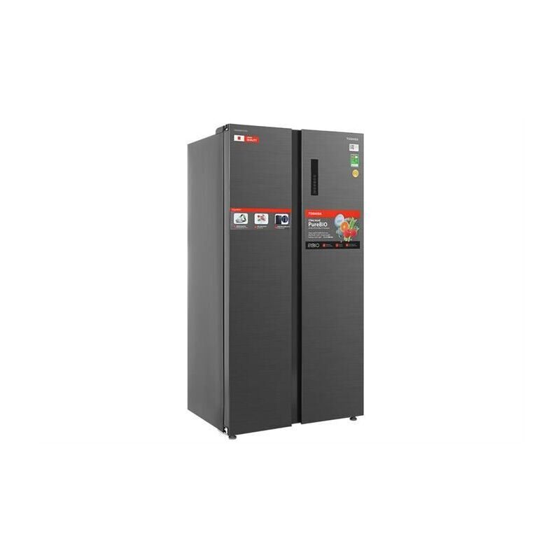 Tủ lạnh Toshiba Inverter 555 lít Side By Side GR-RS696WI-PMV(60)-AG