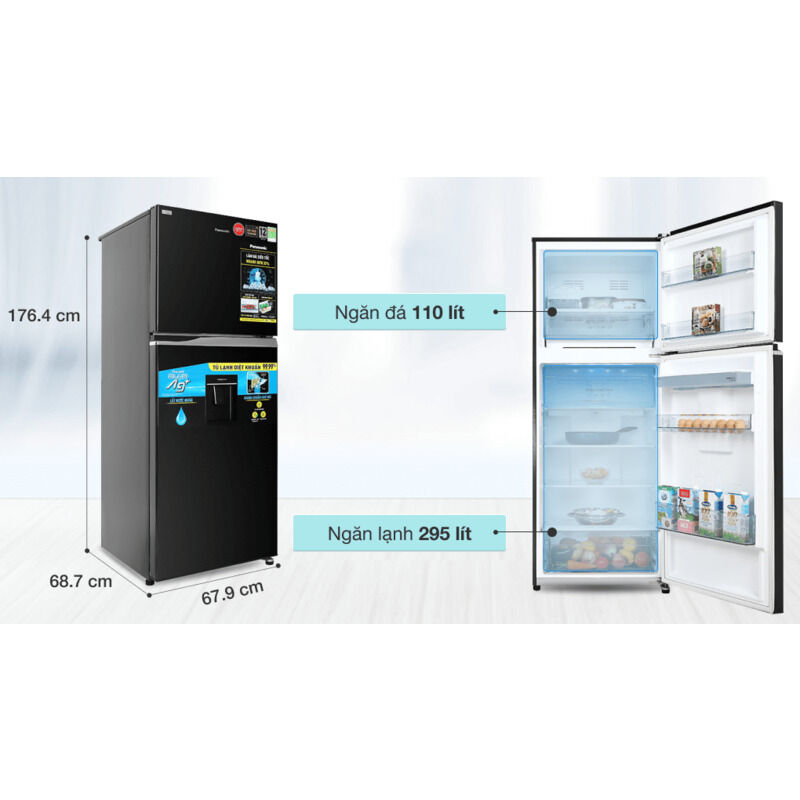 Tủ lạnh Panasonic Inverter 405 lít NR-TX461GPKV