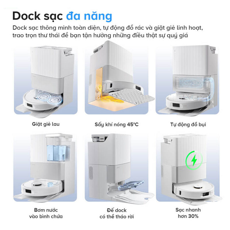 Robot hút bụi Roborock Q Revo 5AE – Bản Quốc Tế