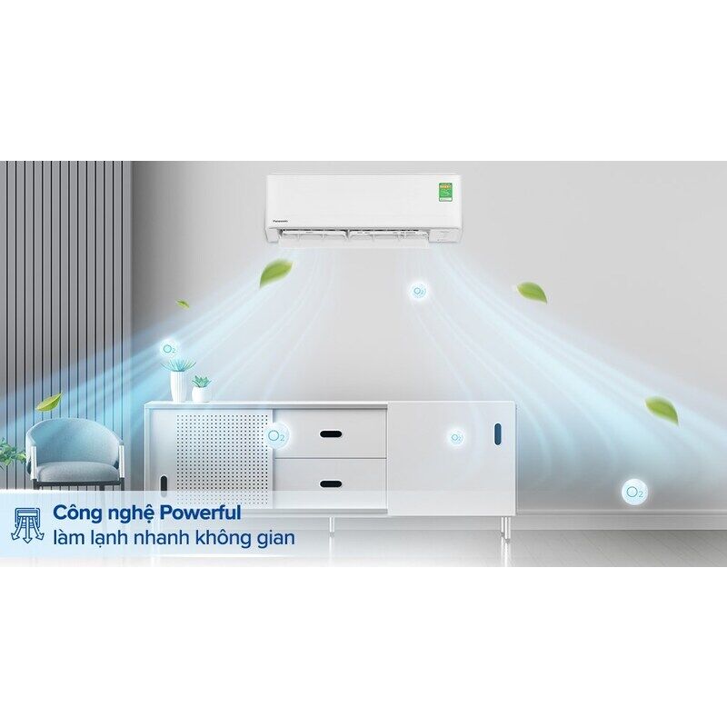 Điều hòa Panasonic 1 chiều 12.000BTU inverter RU12AKH-8
