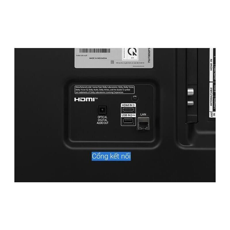 Smart Tivi LG AI 4K 75 inch 75UT8050PSB