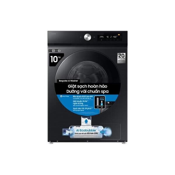 Máy giặt Samsung Bespoke AI EcoBubble Inverter 10 kg WW10DB7U34GBSV