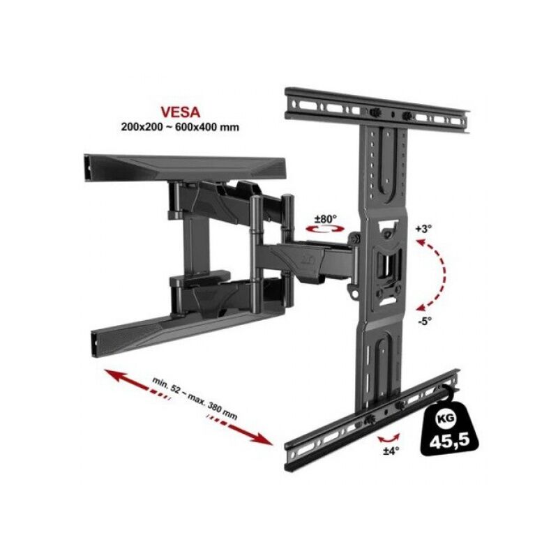 GIÁ TREO TIVI NB-P66 45 – 75 INCH – XOAY GÓC ĐA NĂNG NHẬP KHẨU